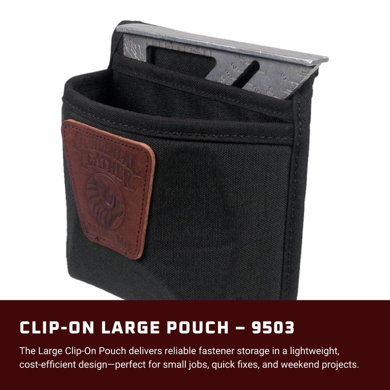 Occidental Leather Clip-On Pouch - Large - Made in USA - Image 2
